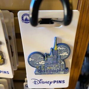 2026 Disney Parks Magic Kingdom Walt Disney World Cinderella Castle Blue OE Pin